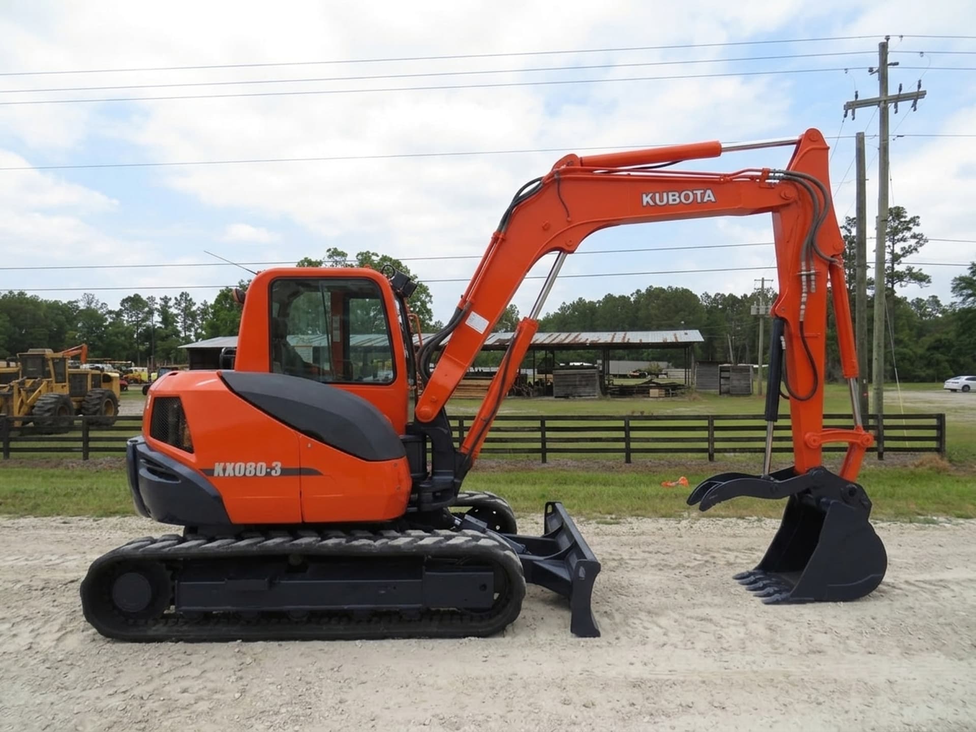 2007 KUBOTA KX080-3 — photo 1