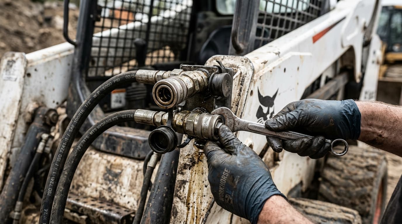 Auxiliary hydraulics: the GPM math we run before selling you an attachment