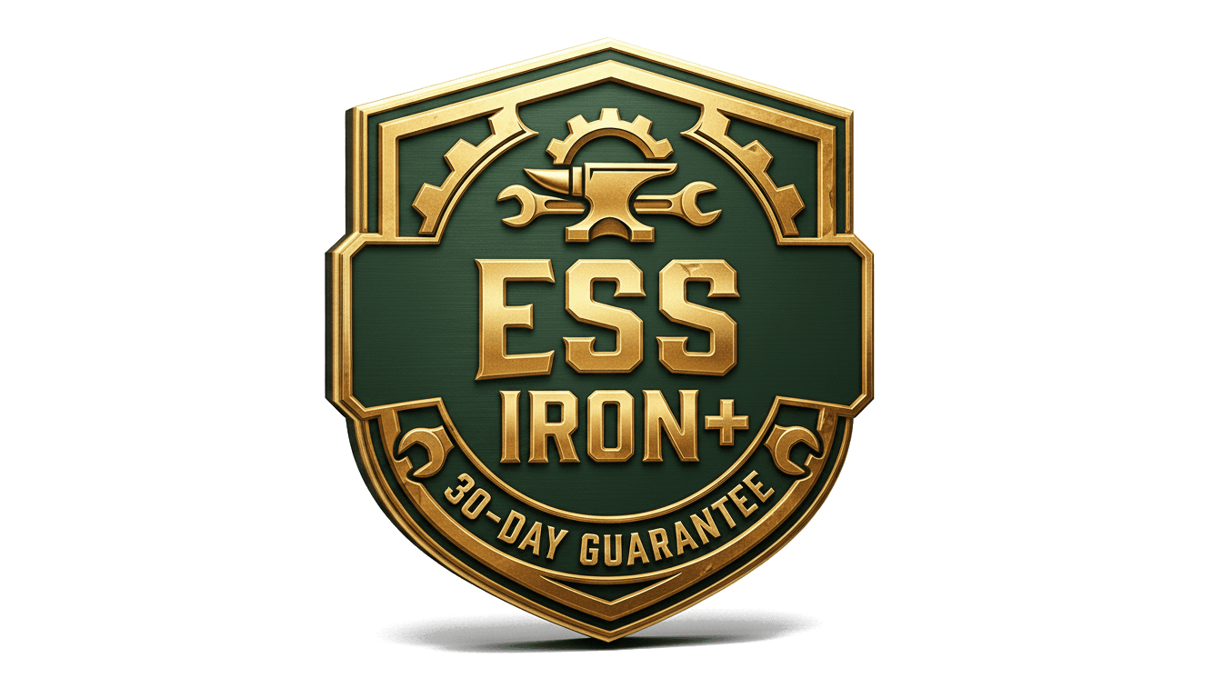 IRON+ 30-Day Guarantee Badge