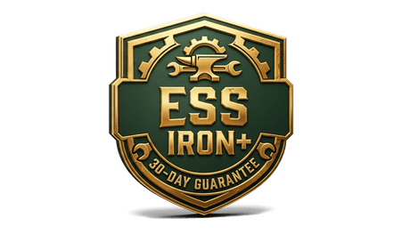 IRON+ 30-day money-back guarantee badge