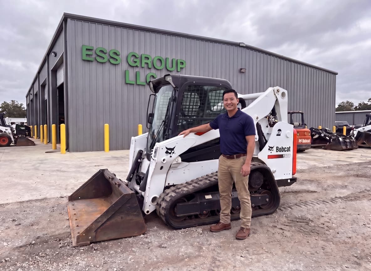 Kevin Nguyen with Bobcat T770 Compact Track Loader
